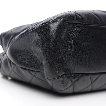 Chanel Caviar Quilted Timeless CC Soft Tote Black 8 of 9
