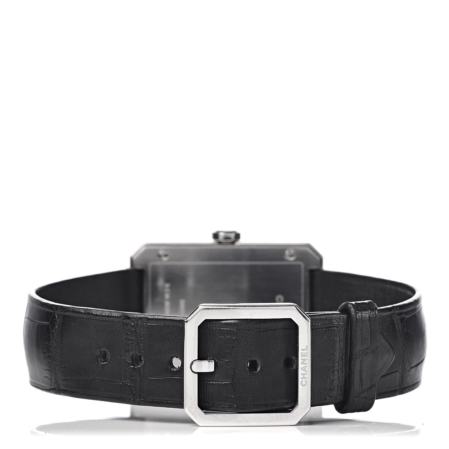 Stainless Steel Alligator 26mm Boy-Friend Quartz Watch Black