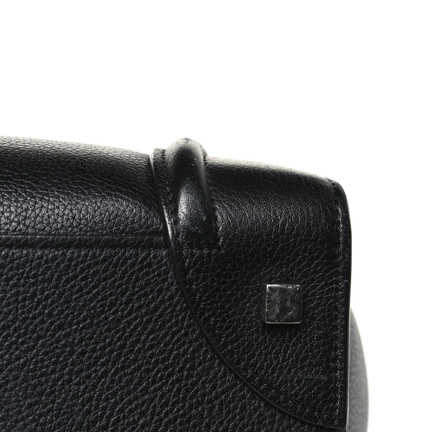Celine Drummed Calfskin Mini Luggage Black 19 of 21