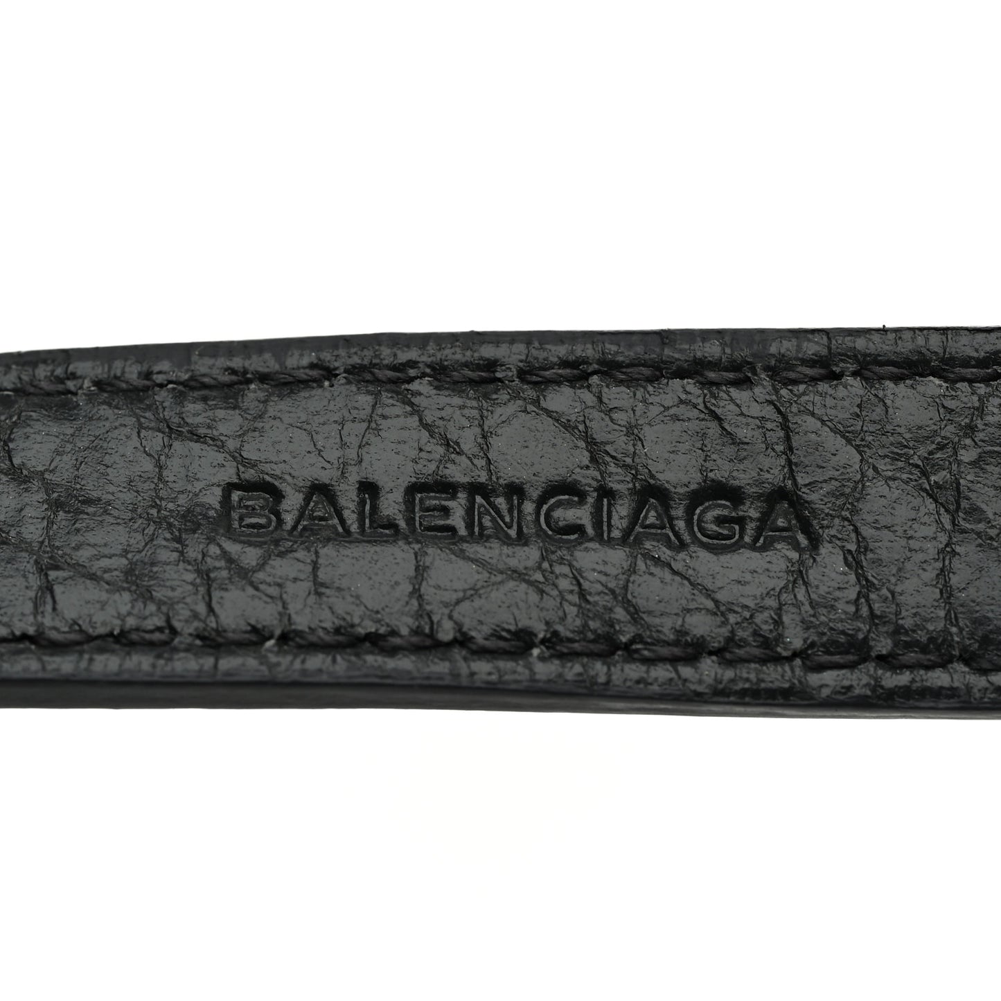 Agneau Giant Silver Hardware Triple Tour M Bracelet Gris Fossile