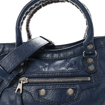 Balenciaga Agneau Giant 12 Silver Hardware S City Bleu Roi 8 of 10