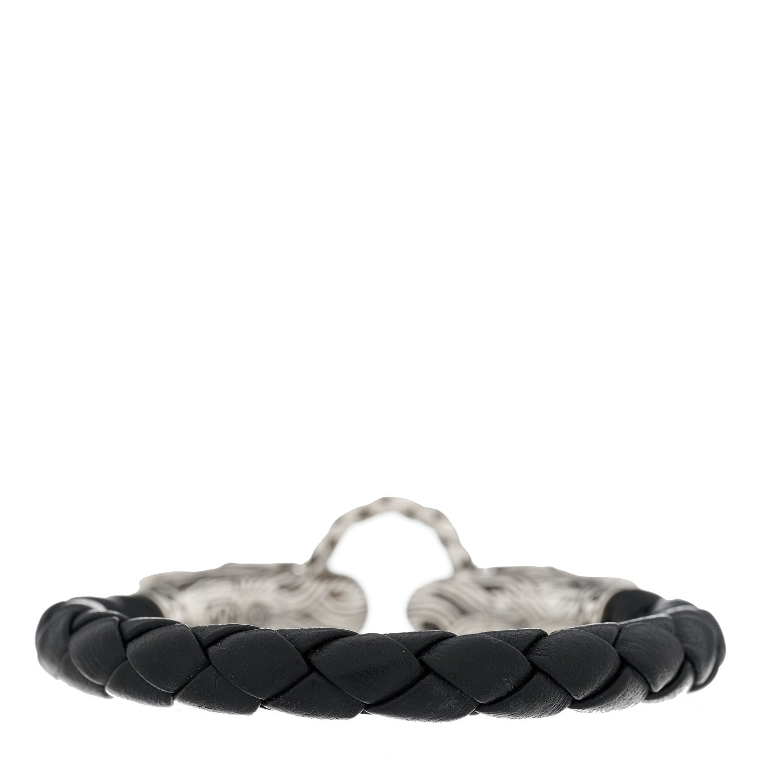 John Hardy Sterling Silver Leather Naga Dragon Legend Bracelet Black 2 of 5