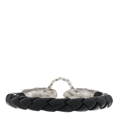 John Hardy Sterling Silver Leather Naga Dragon Legend Bracelet Black 2 of 5