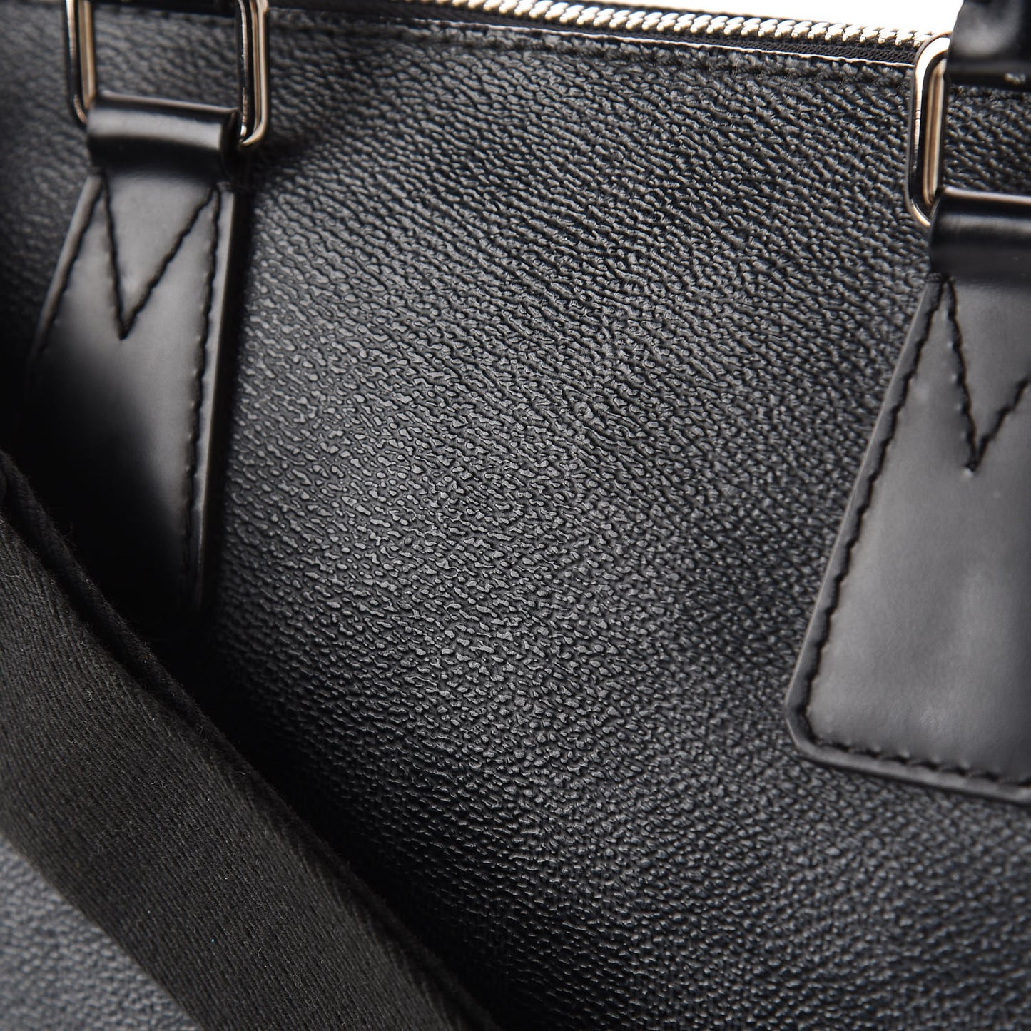 Damier Graphite Porte-Documents Jour