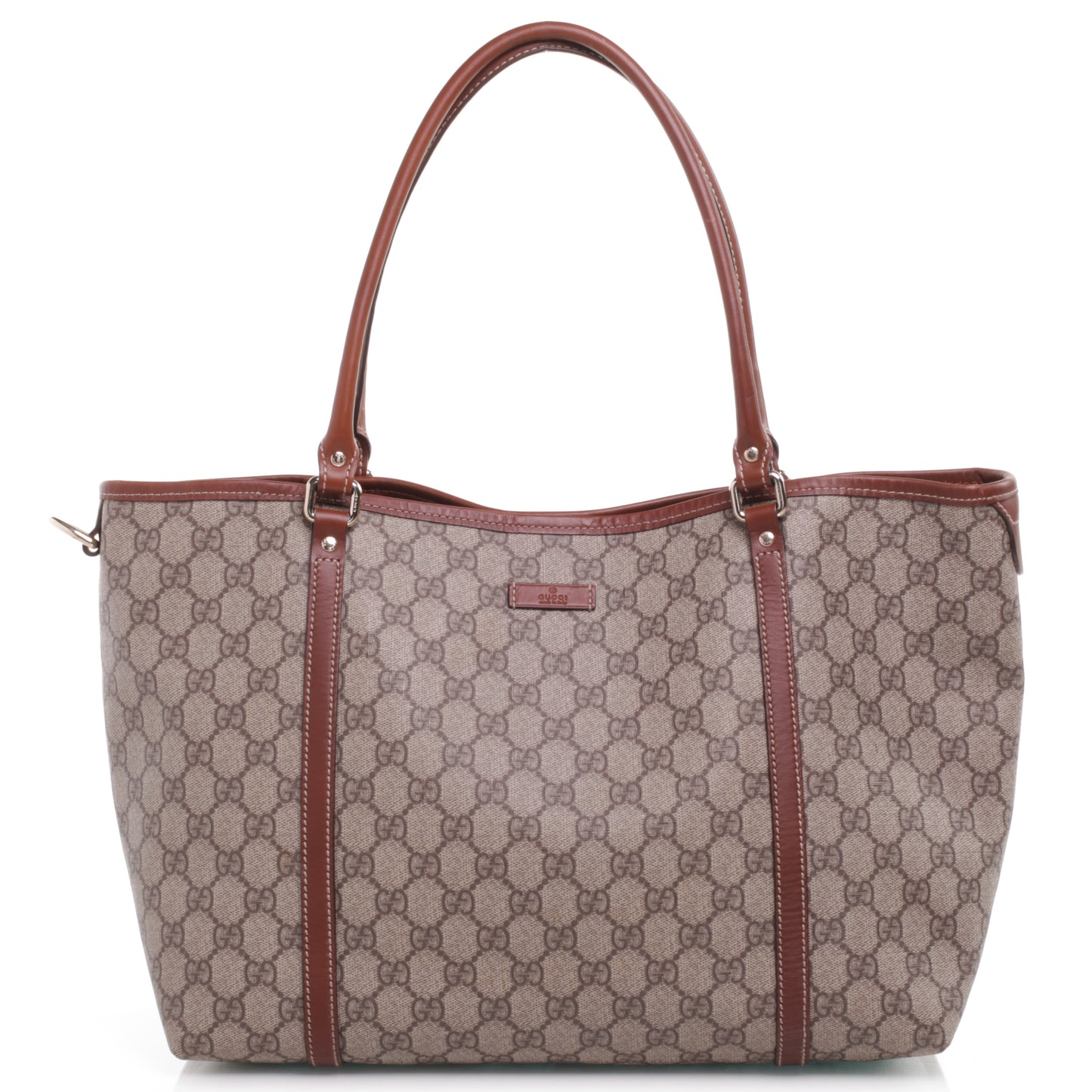 GG Plus Monogram Medium Joy Tote Brown