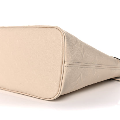 Louis Vuitton Empreinte Monogram Giant Neverfull MM Cream 9 of 9