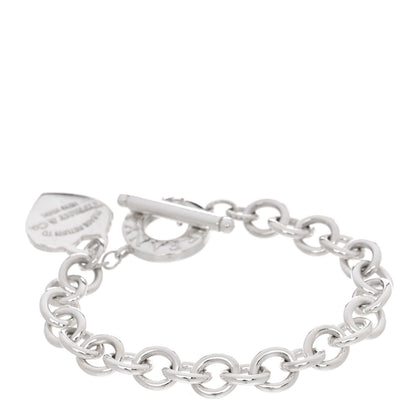 Tiffany Sterling Silver Return To Tiffany Heart Tag Toggle Bracelet 2 of 5