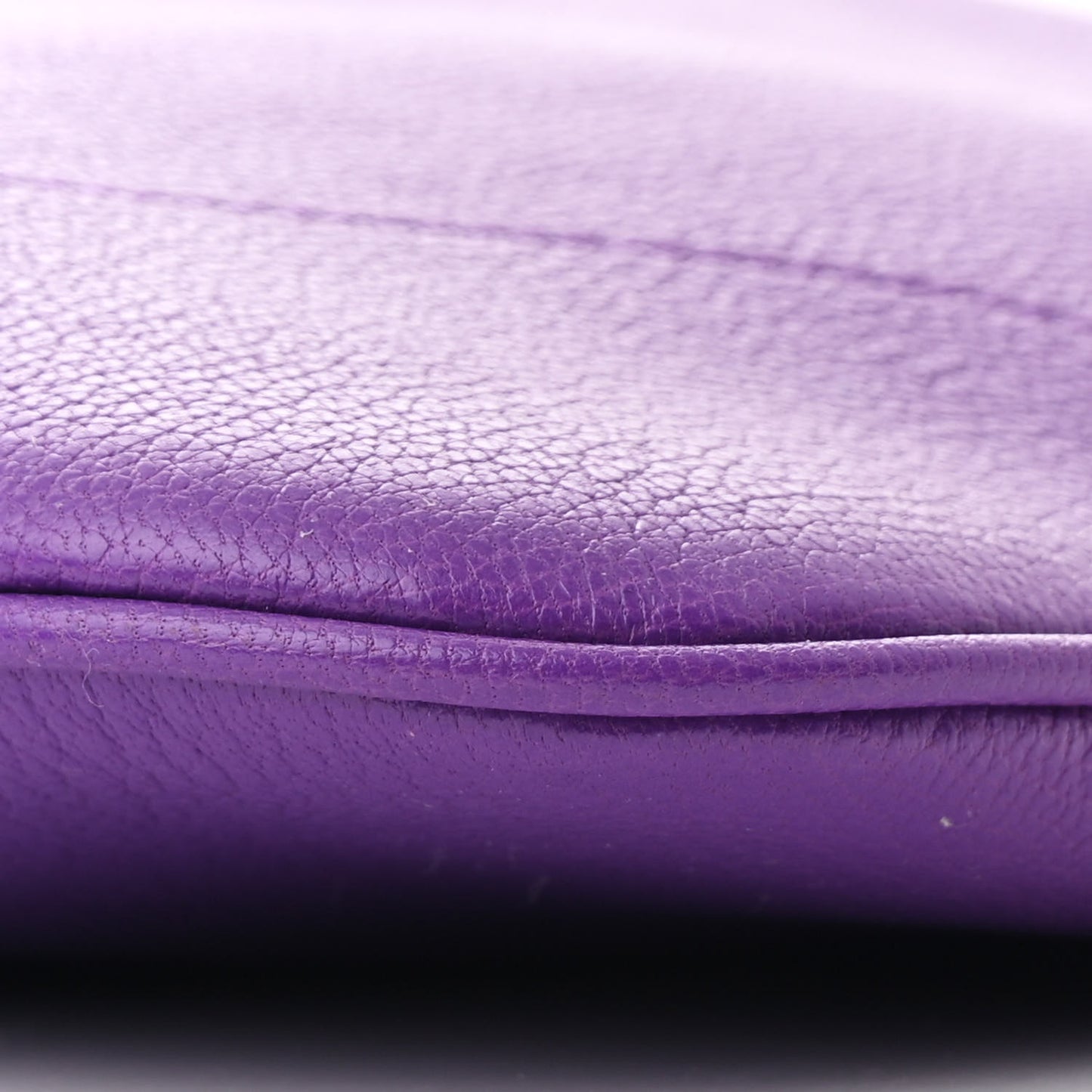 Goatskin Medium Aphrodite Shoulder Bag Shine Purple