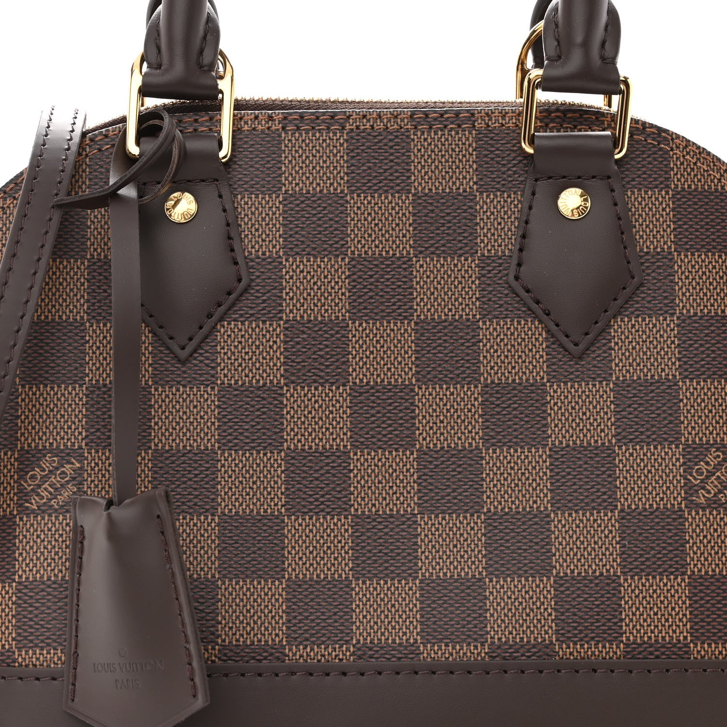 Louis Vuitton Damier Ebene Alma BB 7 of 9