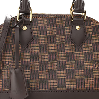 Louis Vuitton Damier Ebene Alma BB 7 of 9