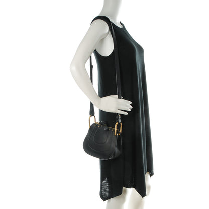 Chloe Grained Calfskin Nano Hayley Hobo Black 2 of 8