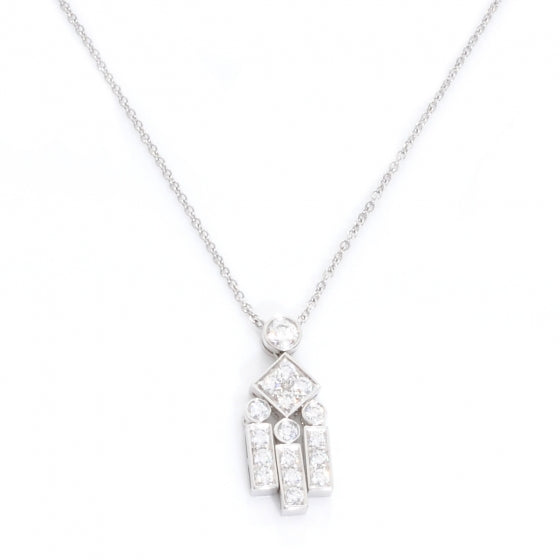 Platinum Diamond Legacy Pendant Necklace