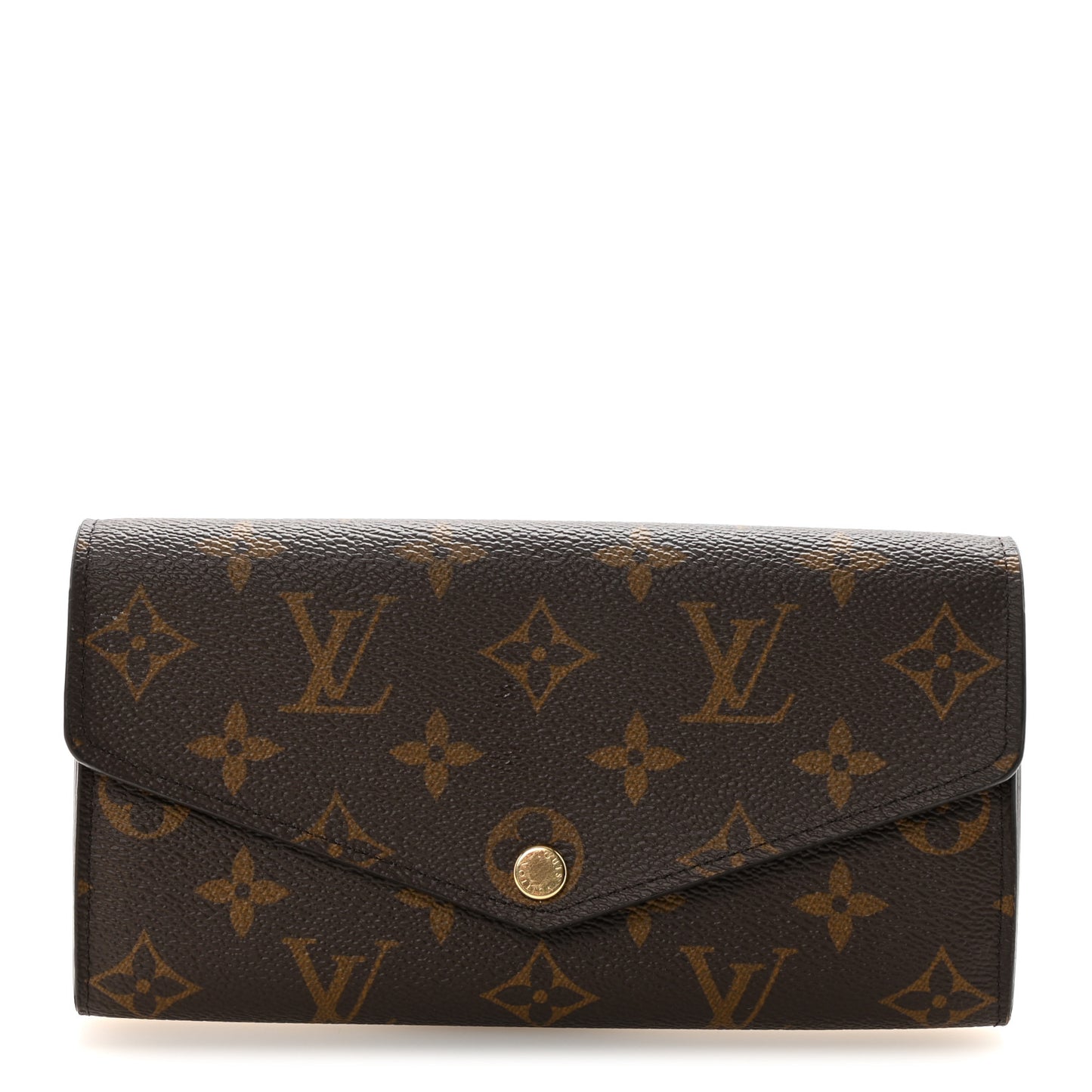 Monogram Sarah Wallet NM Coquelicot