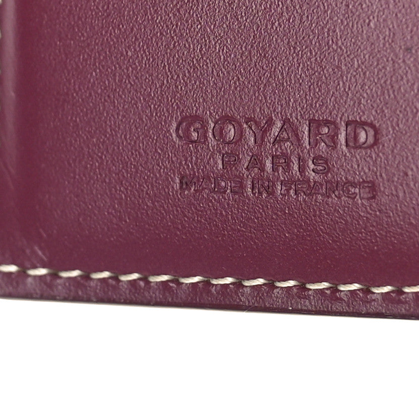 Goyardine Saint Pierre Card Holder Bordeaux