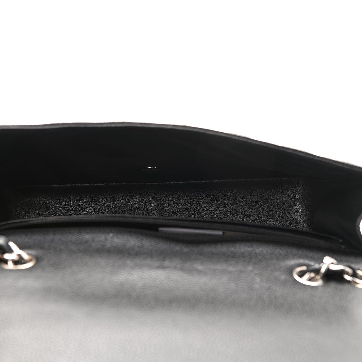 Caviar Quilted Jumbo Single Flap Black