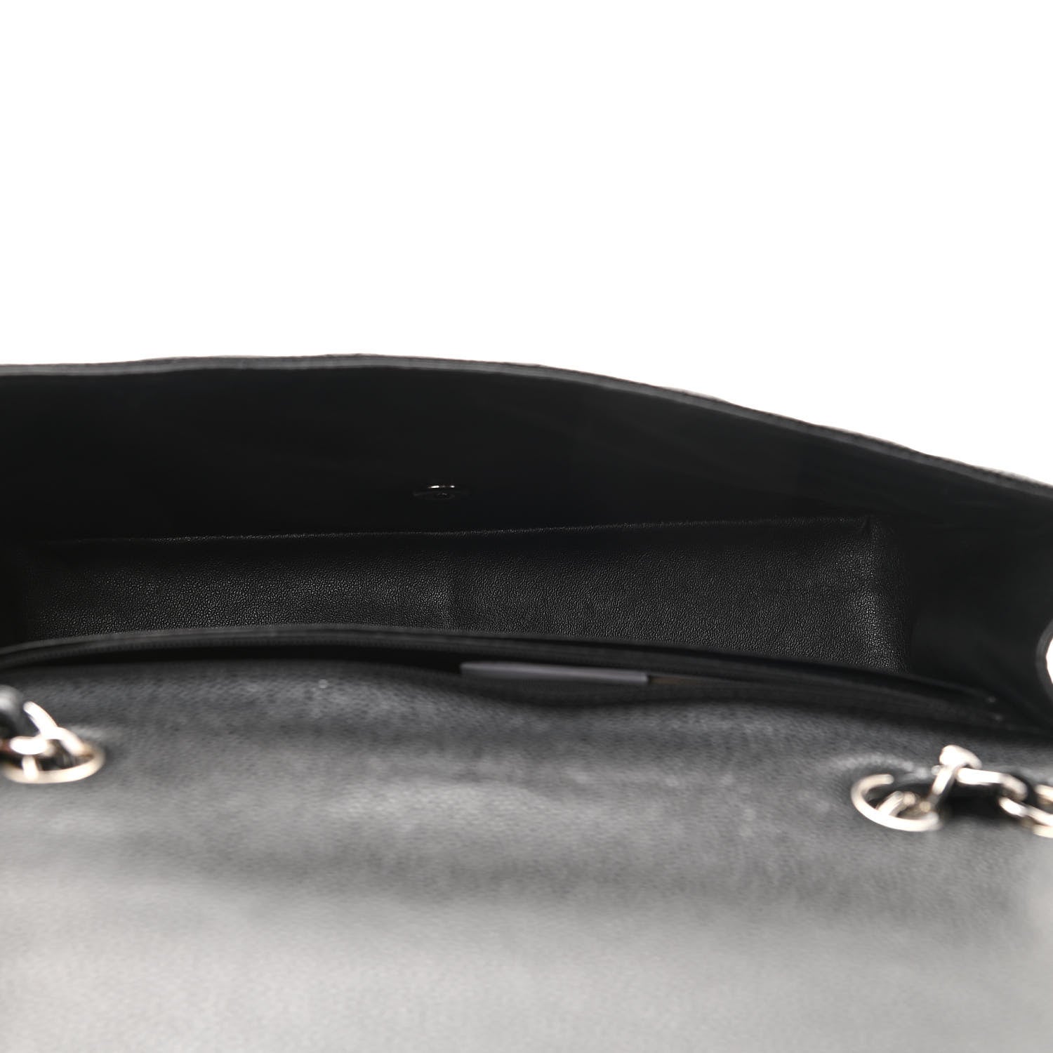 Chanel Caviar Quilted Jumbo Single Flap Black 7 of 12