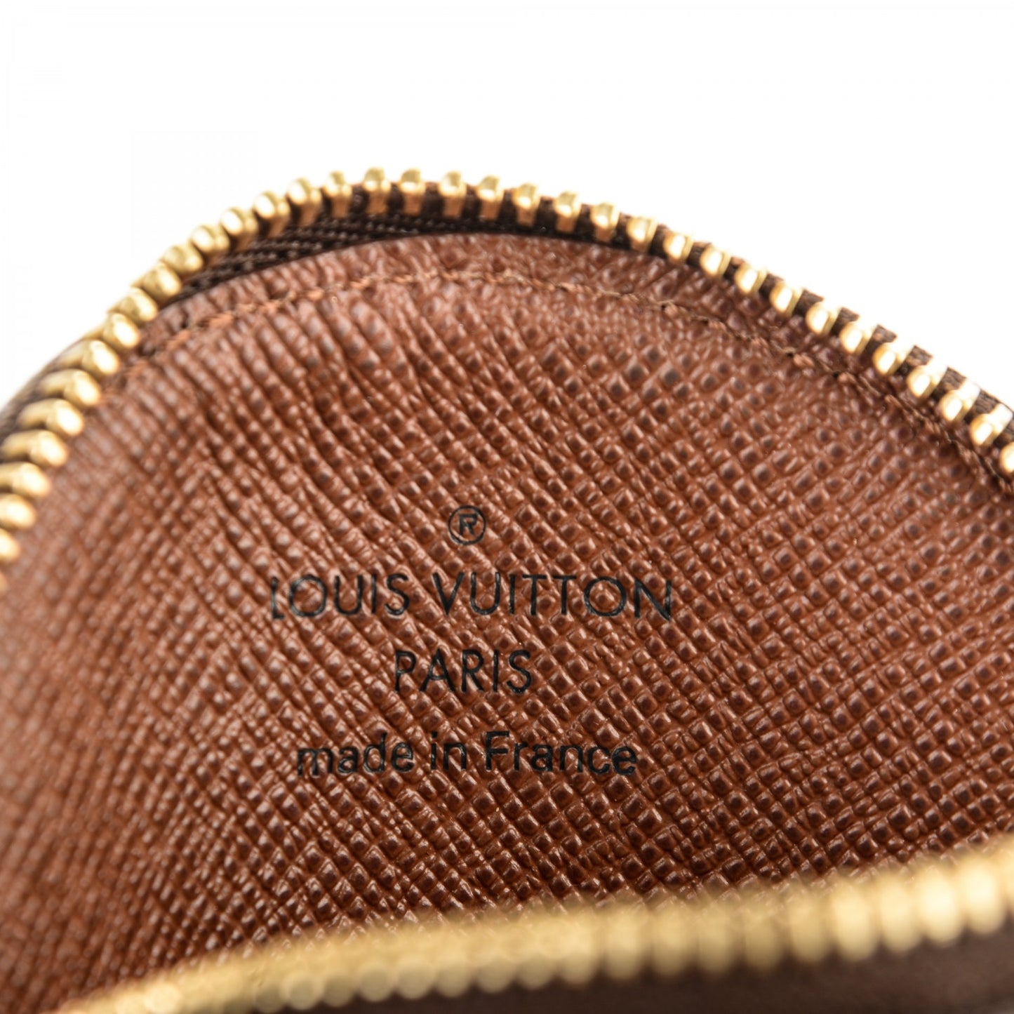 Monogram Round Coin Purse