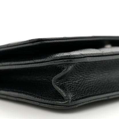 Chanel Caviar Quilted Wallet on Chain WOC Black 8 of 11