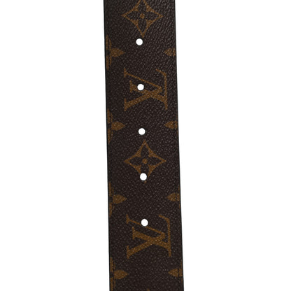 Louis Vuitton Calfskin Monogram 40mm LV Initiales Reversible Belt 95 38 Black 5 of 5