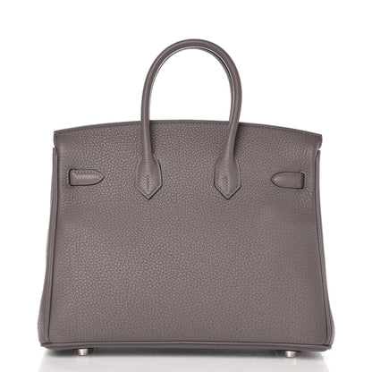 Hermes Togo Birkin 25 Etain 4 of 37