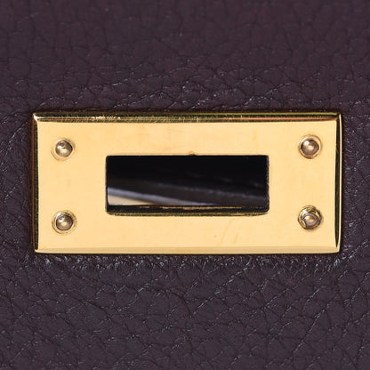 Hermes Evergrain Kelly Pochette Clutch Havane 15 of 24