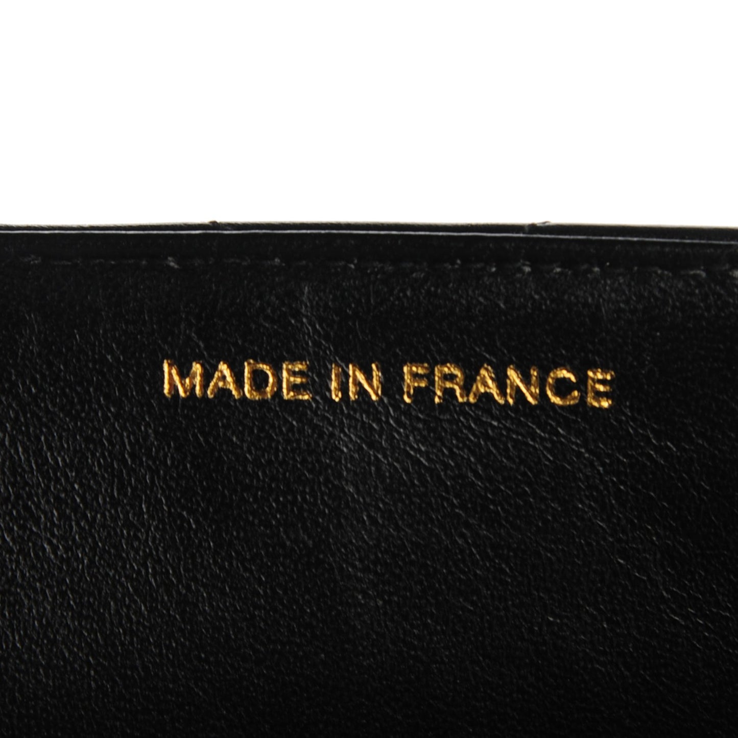 Lambskin Quilted Jumbo Flap Black