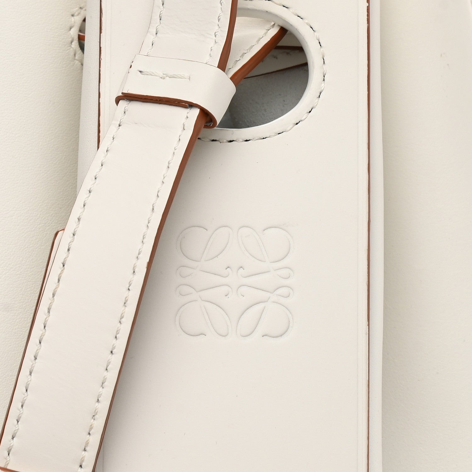 Loewe Calfskin Small Balloon Bucket Bag Soft White 8 of 16