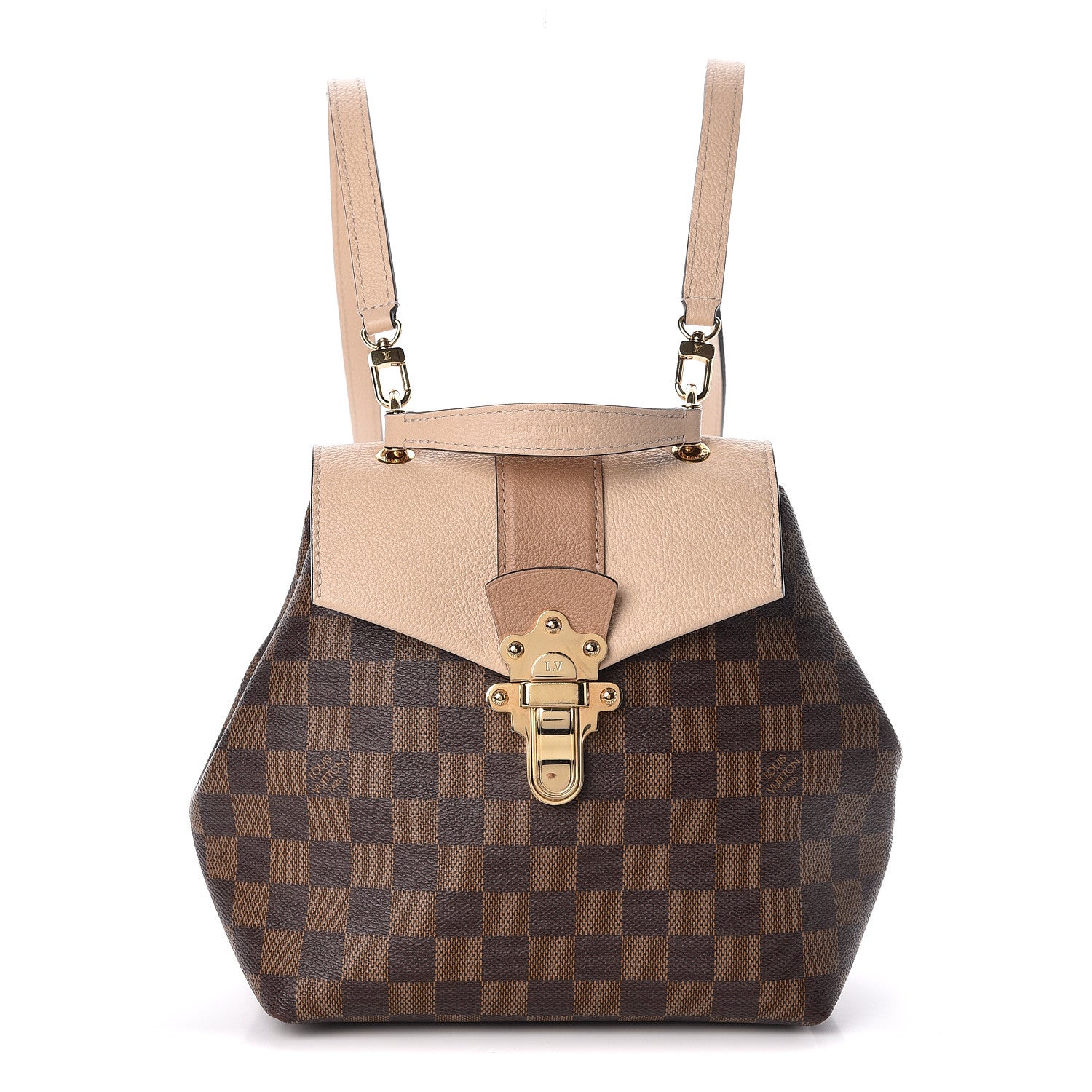 Louis Vuitton Damier Ebene Clapton Backpack Creme 1 of 9