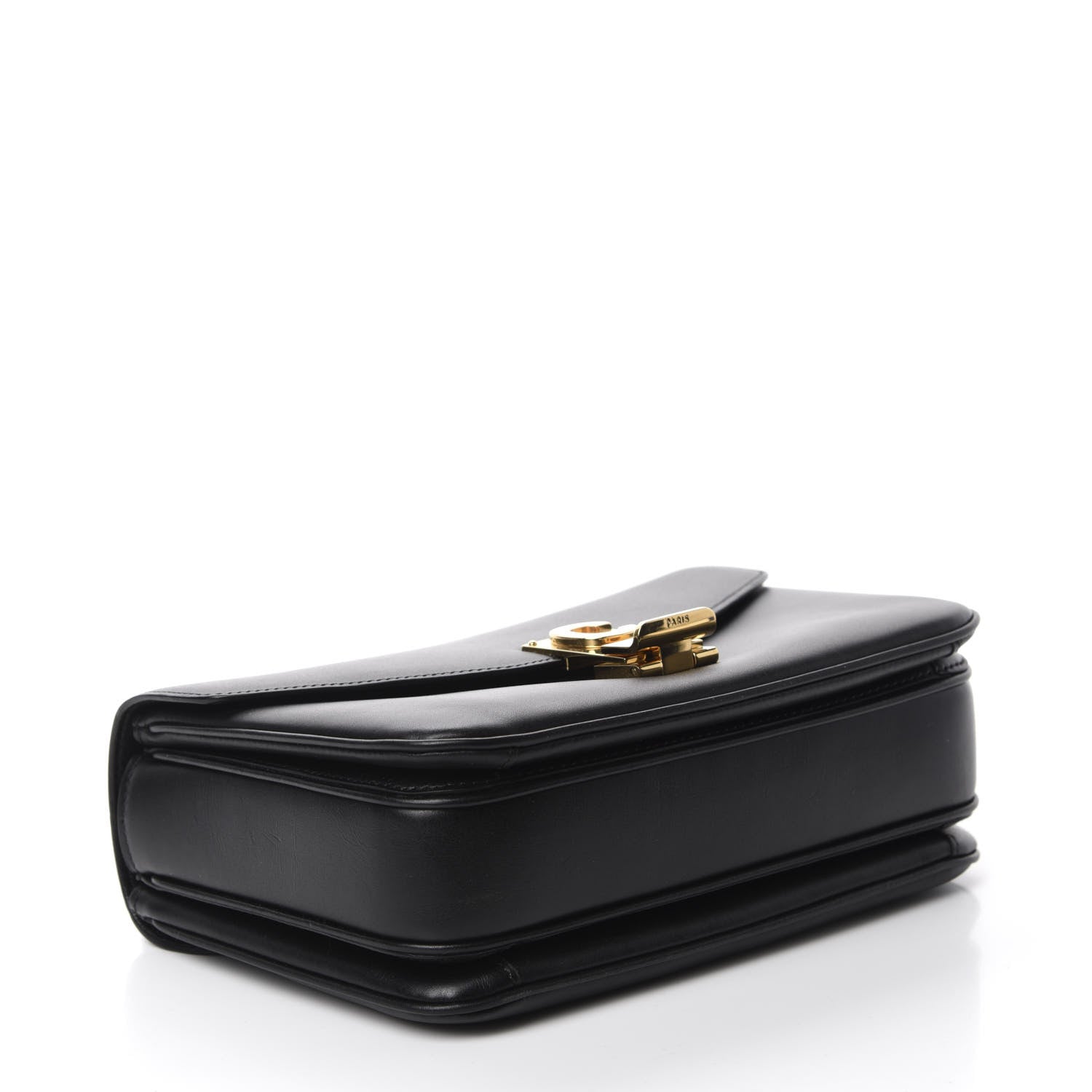 Celine Shiny Calfskin Medium C Bag Black 4 of 11