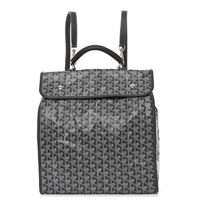 Goyard Goyardine Saint Leger Soft Briefcase Backpack Grey 1 of 10