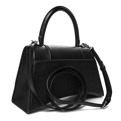 Balenciaga Grained Calfskin Small Hourglass Top Handle Bag Black 3 of 12