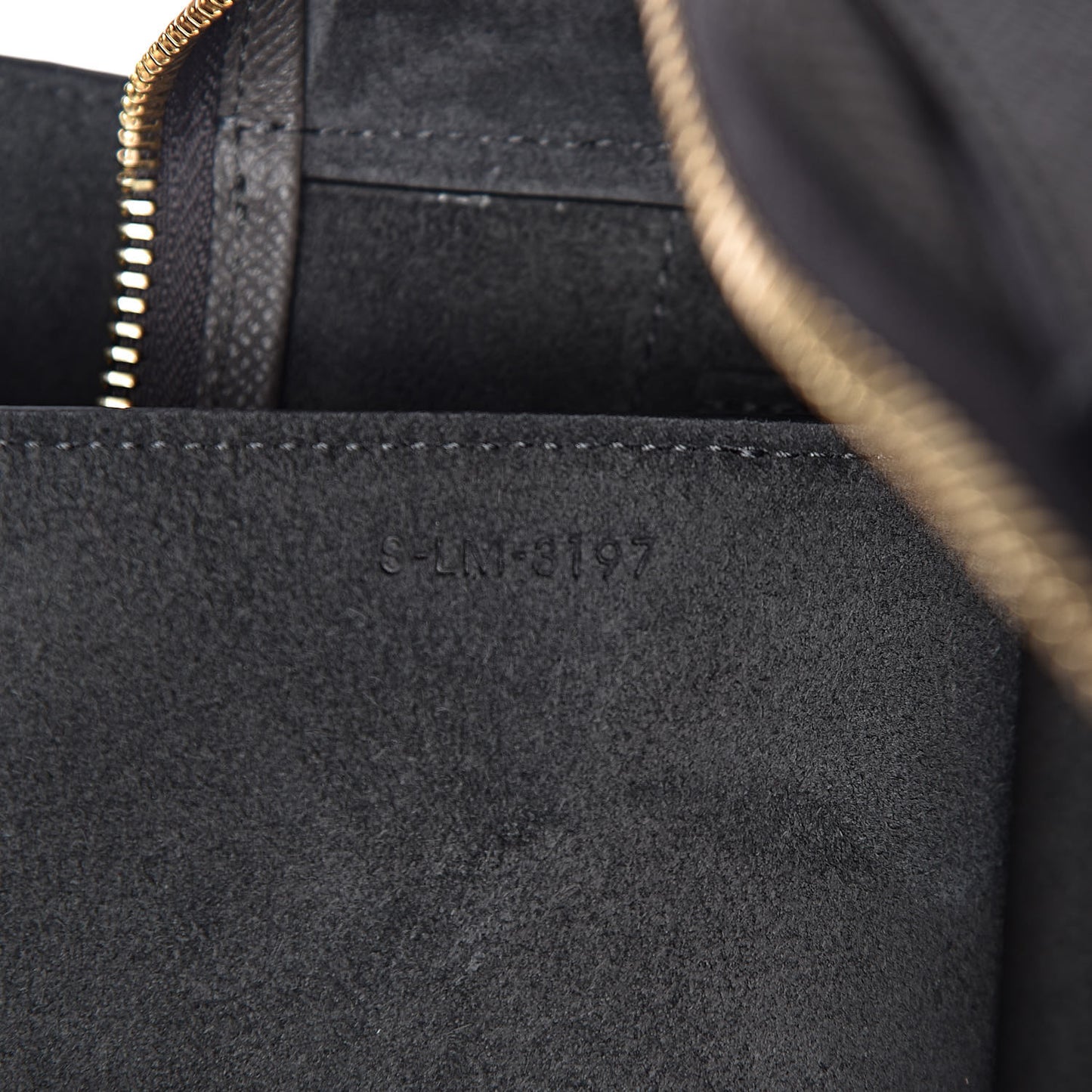 Drummed Calfskin Small Belt Bag Grey