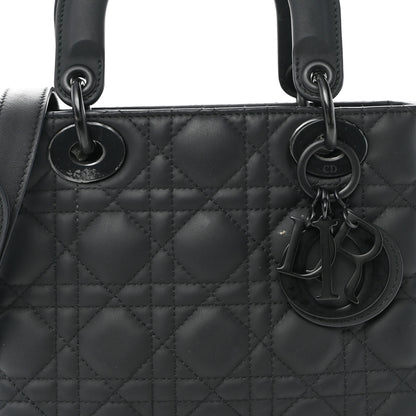 Christian Dior Ultra Matte Calfskin Cannage Small My ABCDior Lady Dior Black 8 of 10
