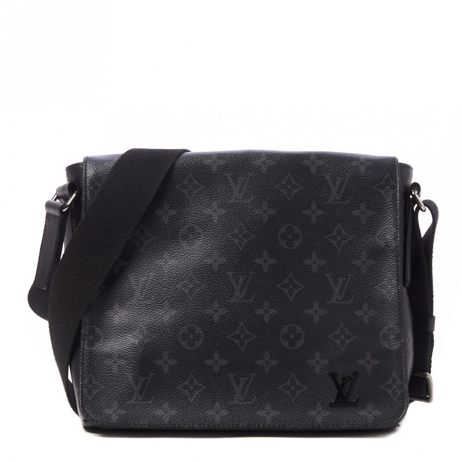 Louis Vuitton Monogram Eclipse District PM Black 1 of 8