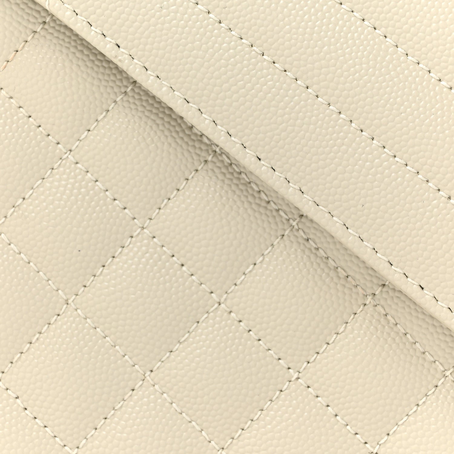 Saint Laurent Grain De Poudre Mixed Matelasse Large Triquilt Monogram Satchel Porcellana 8 of 14
