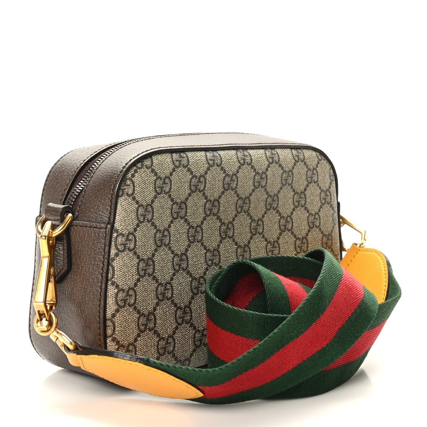 GG Supreme Monogram Web Neo Vintage Shoulder Bag Beige New Acero Crop