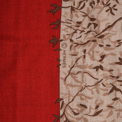 Hermes Cashmere Silk Les Girafes Shawl 140 5 of 5