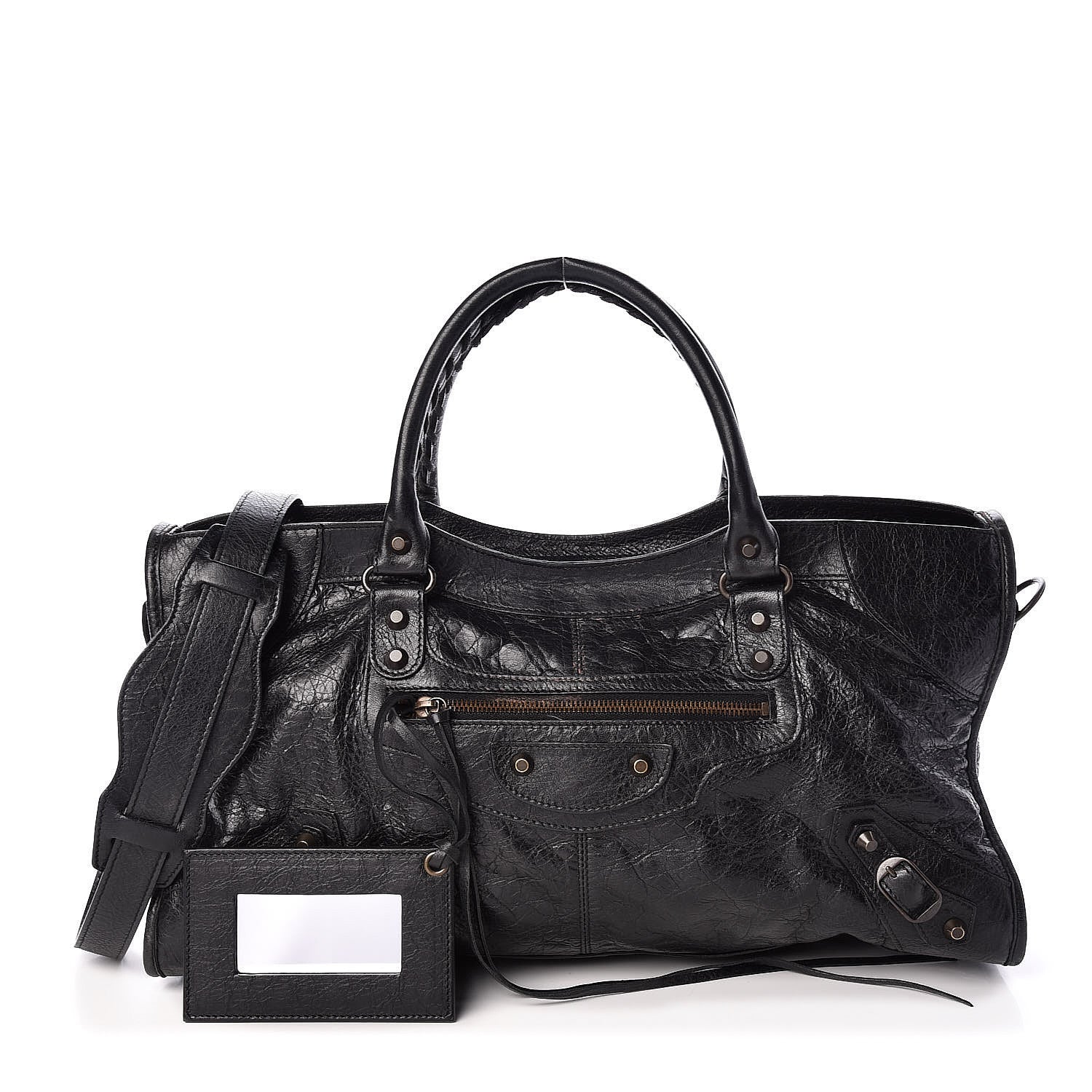 Balenciaga Agneau Classic Hardware Part Time Black 1 of 10