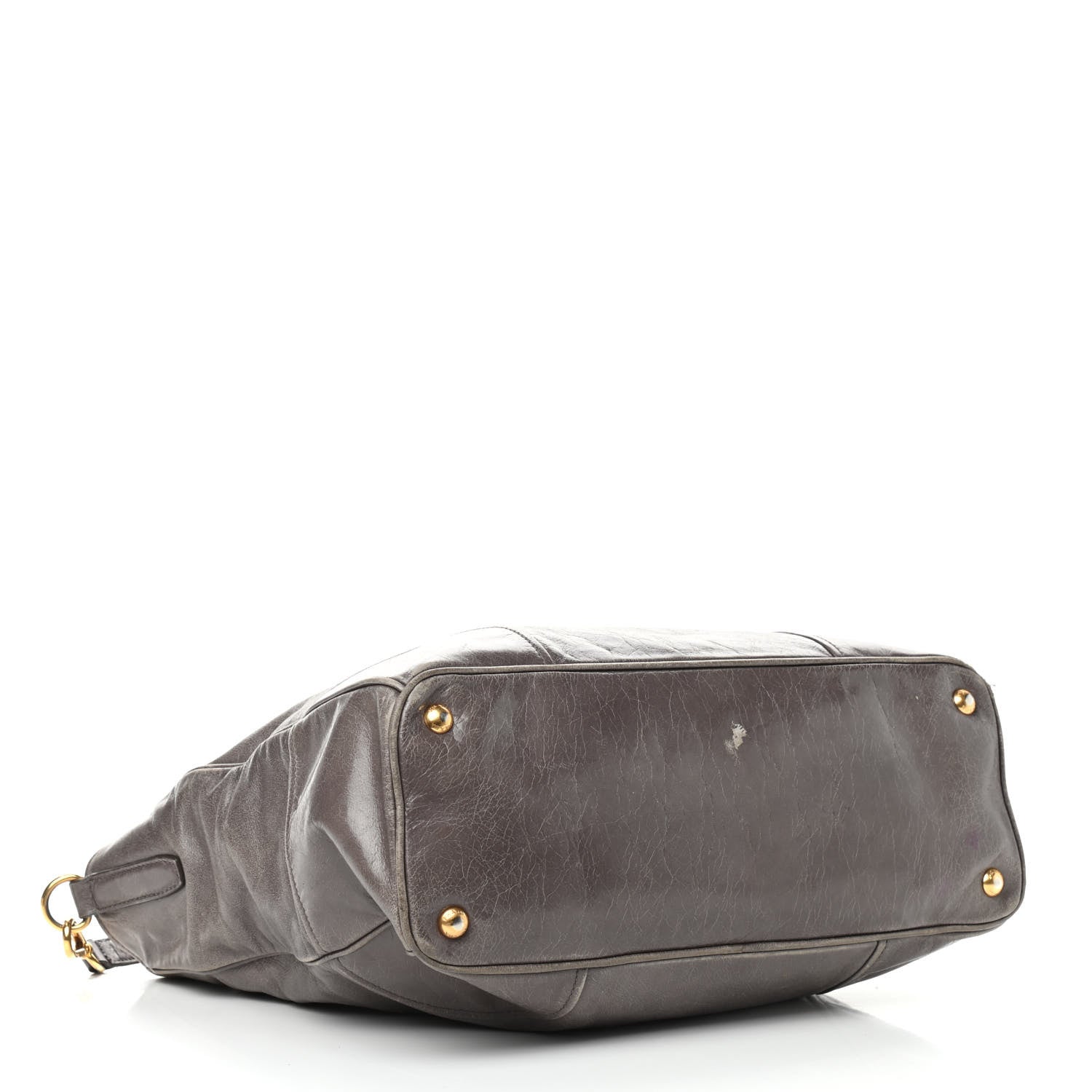 Prada Vitello Shine Top Handle Bag Fumo 3 of 25