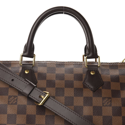 Louis Vuitton Damier Ebene Speedy Bandouliere 30 13 of 13