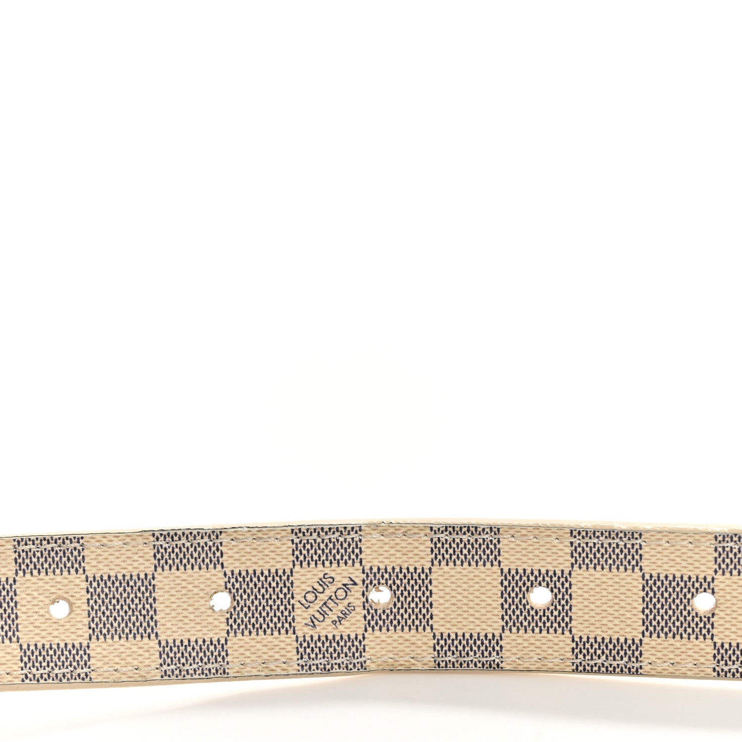 Louis Vuitton Damier Azur 25mm Mini Belt 85 34 3 of 10