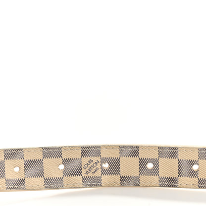 Louis Vuitton Damier Azur 25mm Mini Belt 85 34 3 of 10