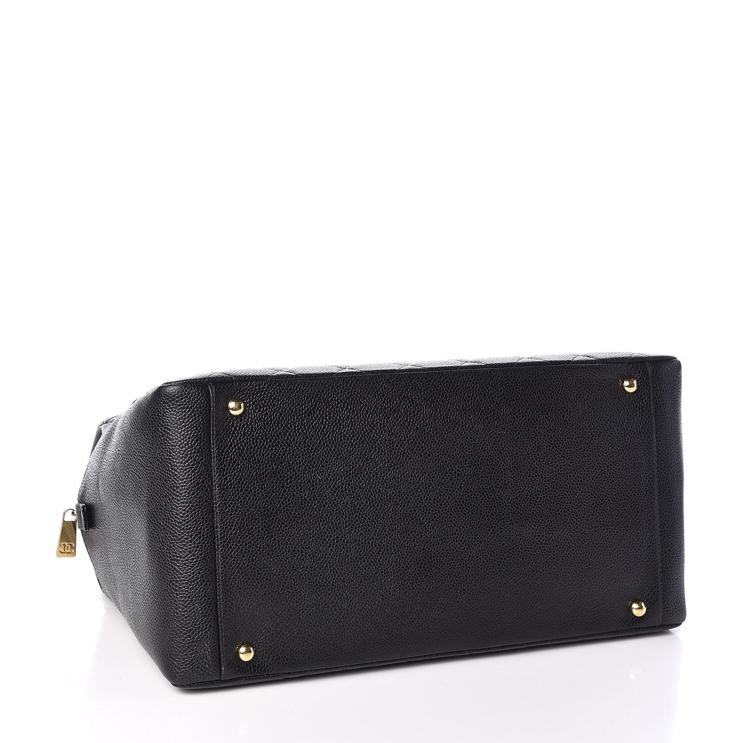 Caviar Quilted Petit Timeless Tote PTT Black