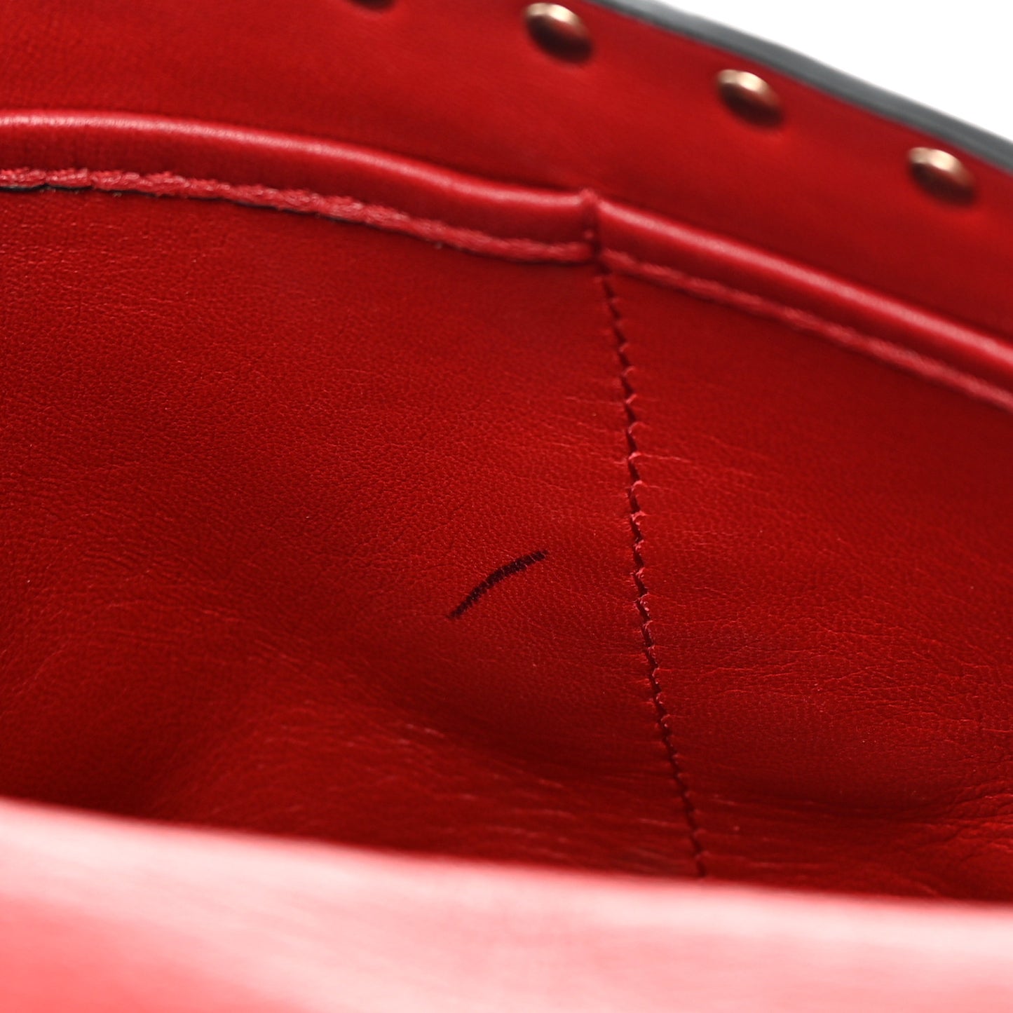 Nappa Medium Rockstud Spike Shoulder Bag Rosso Valentino