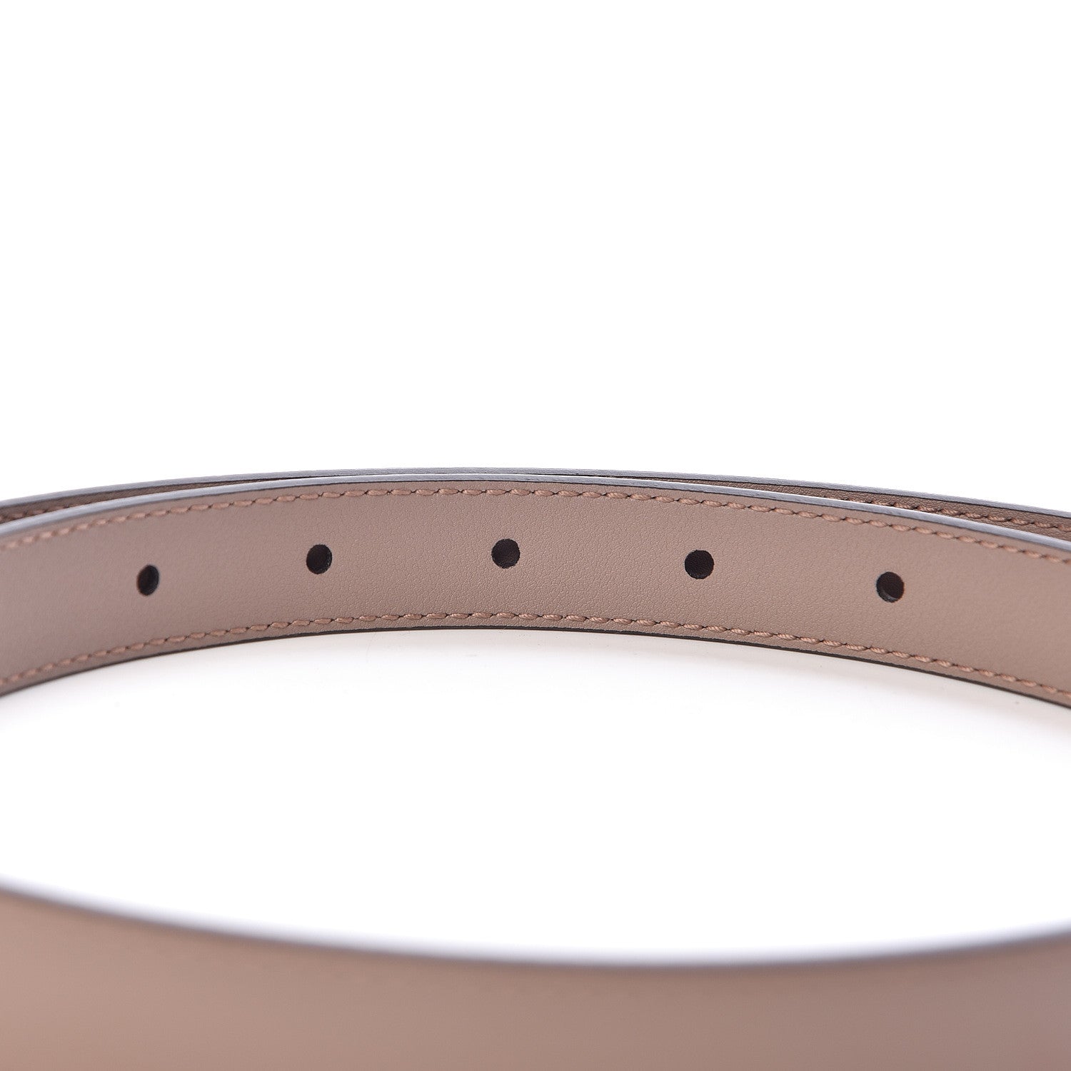 Gucci Calfskin Double G 20mm Belt 80 32 Porcelain Rose 5 of 7