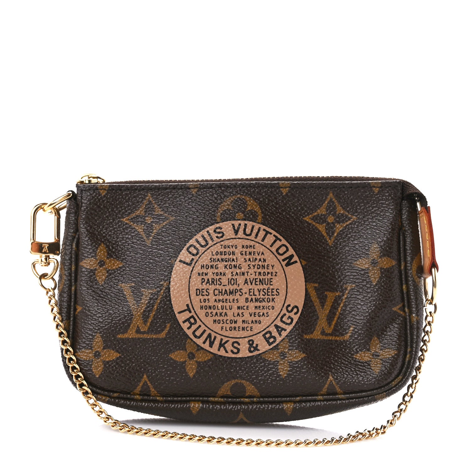 Louis Vuitton Monogram Complice Trunks and Bags Mini Pochette Accessories Beige 1 of 11
