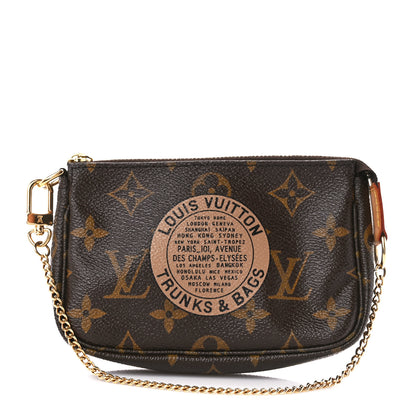 Louis Vuitton Monogram Complice Trunks and Bags Mini Pochette Accessories Beige 1 of 11