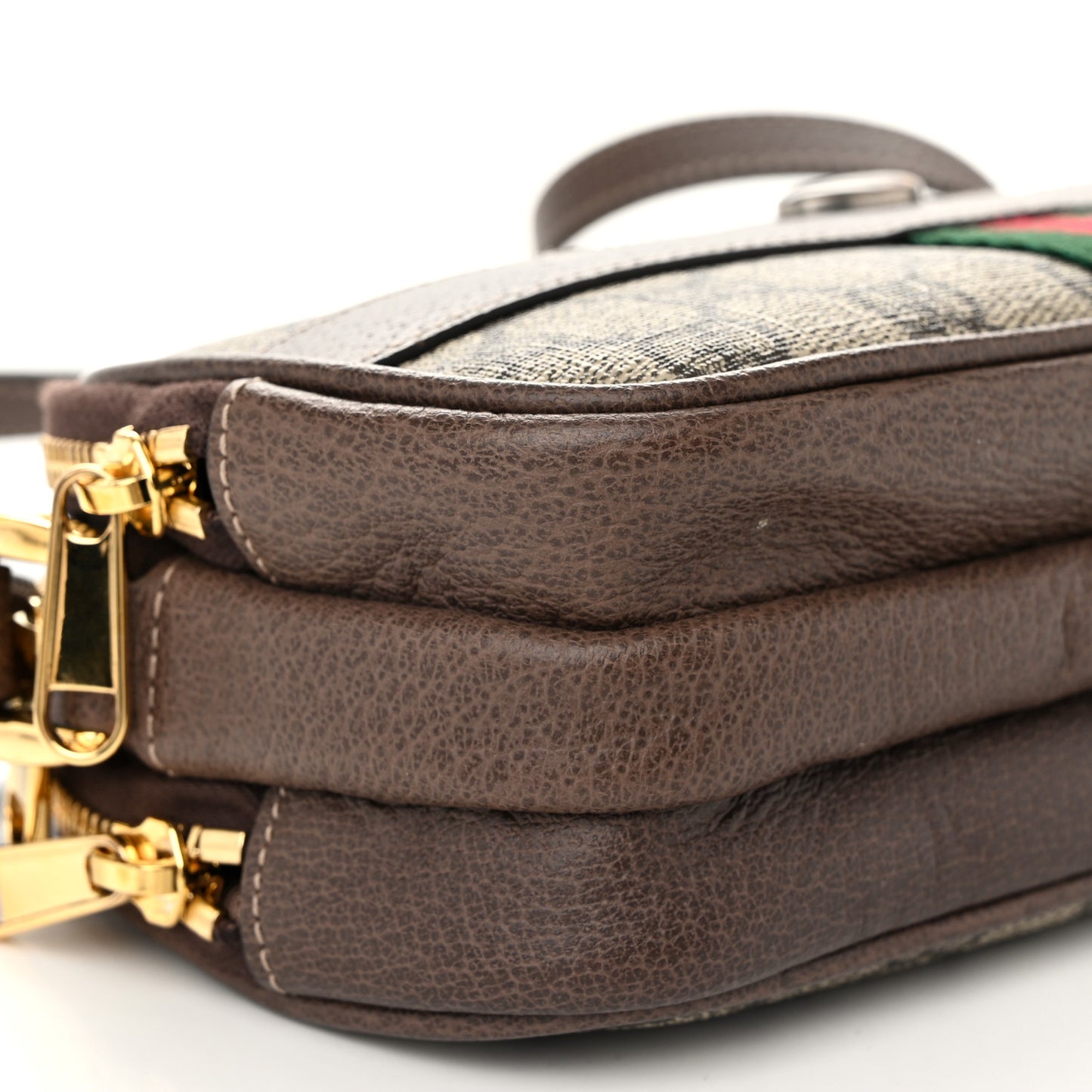 GG Supreme Monogram Web Mini Ophidia GG Bag Brown