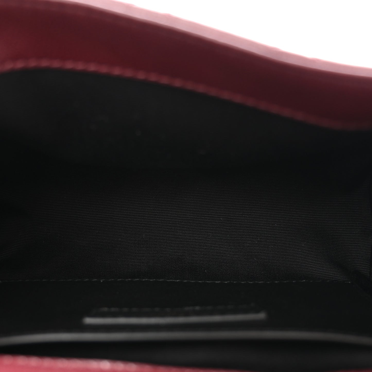 Lambskin Quilted Monogram Mini Nolita Rouge Cabernet