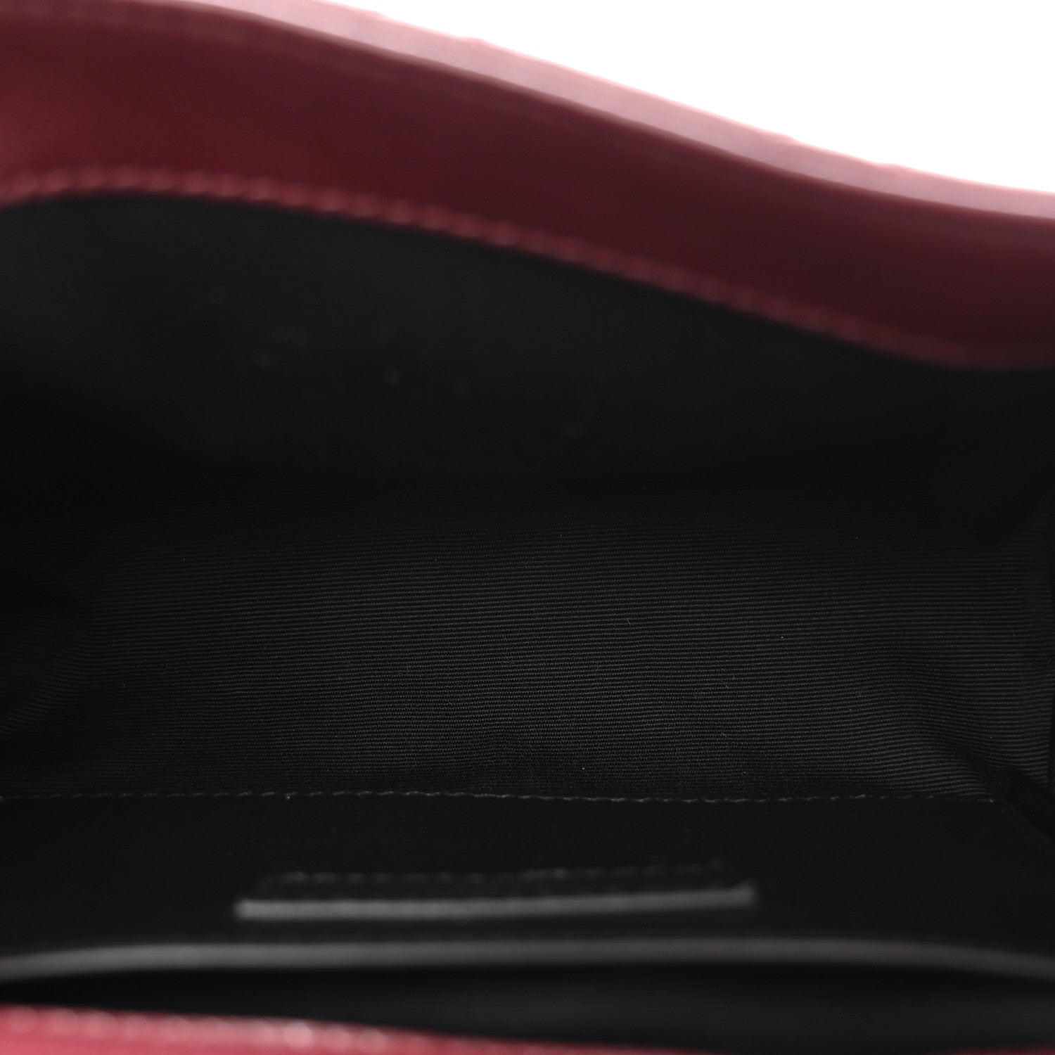 Saint Laurent Lambskin Quilted Monogram Mini Nolita Rouge Cabernet 5 of 10